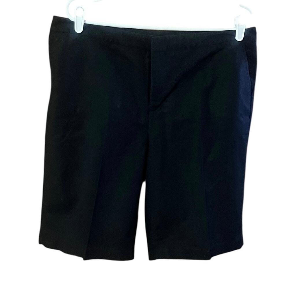 Coldwater Creek Black Natural Fit Bermuda Shorts Size 16 - Picture 2 of 4
